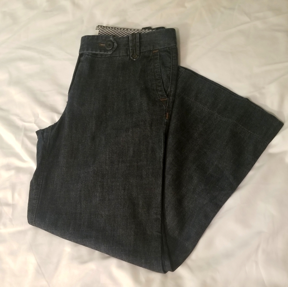 Dark wash Wide leg LOFT Marisa Jeans/Pants 4P